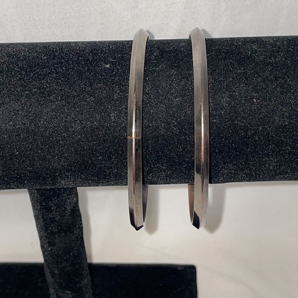 Two Thick Bangle Bracelets - Picture 2 of 3